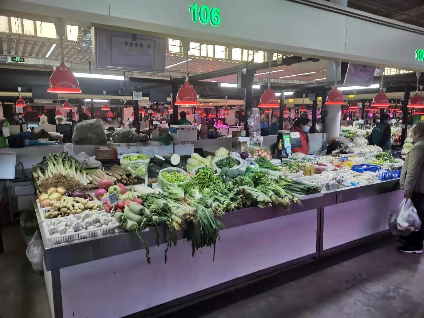 八里桥农贸市场蔬菜摊位出租